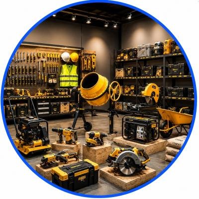 معدات وأدوات البناء